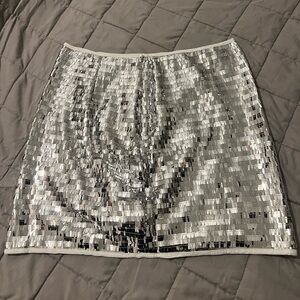 PLT mini sequin skirt
